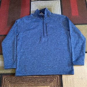 Eddie Bauer Radiator Fleece Lined Quarter Zip Sweater Pullover Men's Size XL